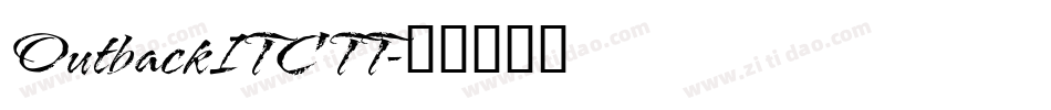 OutbackITC TT字体转换